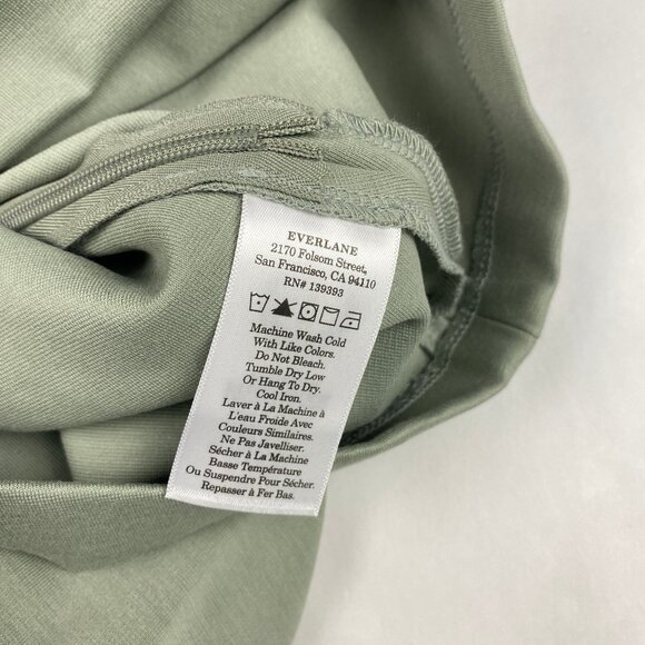 NWT Everlane The Dream V-Neck Tank Top Women's Size Large Green - Picture 12 of 13